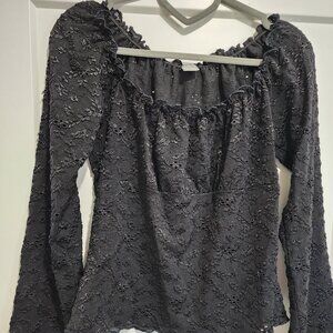 Black Lace Sasson Top
